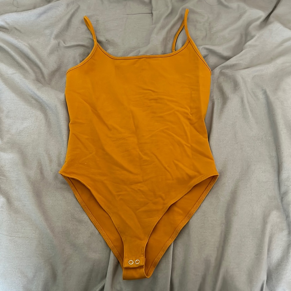 Forever 21 Mustard Yellow Bodysuit